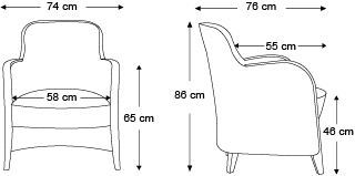 fauteuil-senior-club-euforia-dimensions